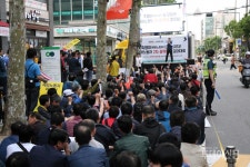 [포토] 이제는 성수동도 모입시다…제화노동자 2차 결의대회