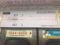 부산도시철도 1호선 개통 후 다대포 낙조분수에 방문객 북적