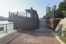 해운대 수영강변 산책로 안전사고 위험 높다