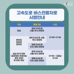 버스전용차로 제대로 알고 계시나요?