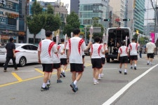 부산시 남구, 성화 봉송 출발식으로 2025 부산 전국체전 열기 점화