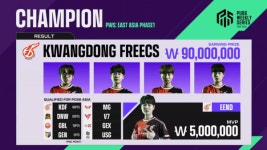 광동 프릭스, PWS: 페이즈1 최종 우승