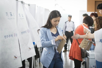 사전투표 둘째날 오후 2시 투표율 19.66%…20% 고지 코앞