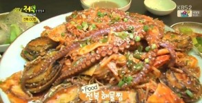 생방송오늘저녁 전&두부김치 & 2500원 칼국수 & 국물닭발 & 소고기 수육 전골 찜 & 낙지 전복찜 소개