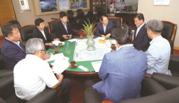 부산시회, 강서·사상 구청장들과 간담회… 해외산업시찰도