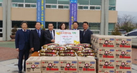 경남도회, 성주동주민센터에 사랑의 쌀 전달
