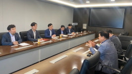 울산시회, 울산시와 지역 대형건설현장 시공사 본사 방문