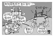 [만평] 건설산업에 채식주의자가 늘고 있다