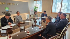 경북도회, 청도군수와 전문건설 발주 확대 간담회