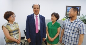 이석영 대한노인회 경기 김포시지회장 경로당 운영 화합·화친하면 수월…노인 지도자들에게 강조