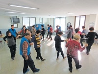 4년째 백세운동 하는 대한노인회 구로구지회 개봉 아이파크아파트경로당