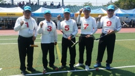 제19회 대통령기 노인게이트볼, 충북 영동팀(남)· 충남 공주팀(여) 우승