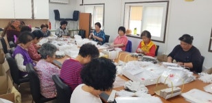 대한노인회 충남 예산군지회 주교3리경로당, 신나는 공동작업장