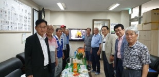 오치석 대한노인회 아산시지회장, 17개 경로당 방문해 혹서기 안전당부