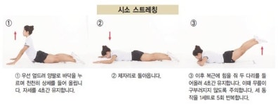 아침에 일어날 때 시소 스트레칭 하면 좋아