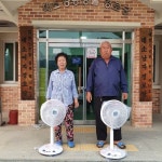 대한노인회 전북 무주군지회, 기부실천해 받은 사업비로 경로당에 선풍기 지급