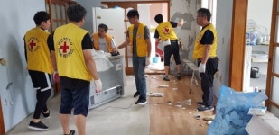 대한노인회 충남연합회 경로당광역지원센터 재능나눔으로 경로당 환경개선 사업 마무리