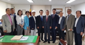 대한노인회 서울 강남구지회 구의회 의장단 신임 인사차 방문