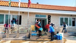 대한노인회 충북 진천군지회 9988행복나누미, 경로당 방역 및 청소 봉사
