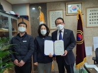 대한노인회 경기 의정부시지회, 경로당 노후 냉난방기 교체 감사장 전달