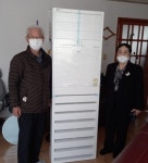 대한노인회 창원시 창원지회 냉난방기 설치 경로당 방문