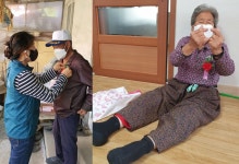 대한노인회 충북 영동군지회, 9988 행복나누미 카네이션 전달