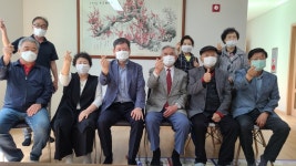 대한노인회 강원 춘천시지회, 개소식 못한 3개 경로당 방문