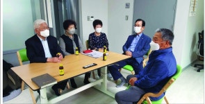 대한노인회 대전 중구지회, 유천제1경로당 신축 방문