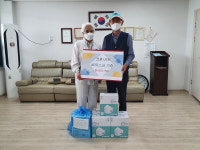 대한노인회 경기 광명시지회, 마사회 후원 독거노인 방역물품 지원