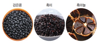 검은콩, 흑마늘, 흑미 등 안토시아닌 풍부해 노화 예방 효과있는 블랙푸드
