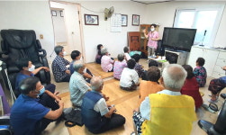 대한노인회 충북 청주 상당서원구지회, 도원1리 경로당이야기 영상 촬영