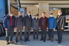 대한노인회 강원 인제군지회, 백담사로부터 명절 선물 전달 받아