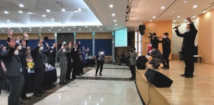 대한노인회 경북 구미시지회, 최경호 지회장 구미상의 신년인사회 참석