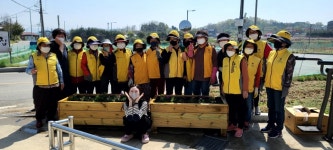 대한노인회 세종시지회, 번암안동네 경로당 마을꽃가꾸기 활동