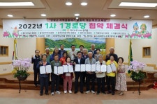 대한노인회 경기 양평군지회, 청운농협-6개소 경로당 합동협약식