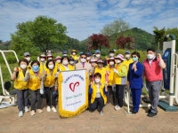 대한노인회 경북 칠곡군지회, 왜관남부봉사단이 자원봉사 나눔릴레이