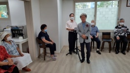 대한노인회 경기 고양시 덕양구지회, 지축8단지아파트 경로당 개소식 개최