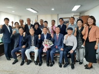 대한노인회 서울 강남구지회, 조성명 신임 구청장 내방해 간담회