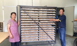 대한노인회 전북 부안군지회, 우슬재황토촌에서 유정란 4200개 기부 받아