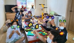 대한노인회 충북 음성군지회, 경로당서 품바 축제 기부 챌린지 동참