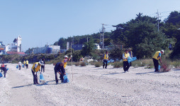 대한노인회 충남 보령시지회 소속 보령호봉사단 주민들 깨끗한 물마시게 댐 지켜요
