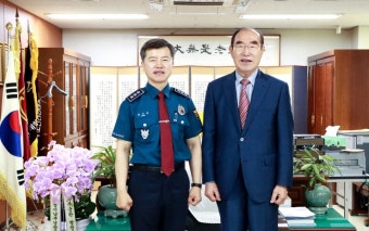 대한노인회 경기연합회, 홍기현 경기남부경찰청장 맞아 간담회