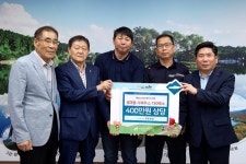 대한노인회 충북 제천시지회, 청풍햇살 사과즙 130박스 경로당에 전달