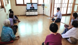 대한노인회 충북 보은군지회, 경로당에서 스마트폰 교육 실시