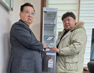 대한노인회 경남 함양군지회, 함양군 재향군인회에서 냉장고와 온장고 기증