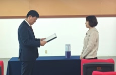 대한노인회 충북 청주시 상당서원구지회, 경로당 여가문화지원사업 강사 위촉장 수여