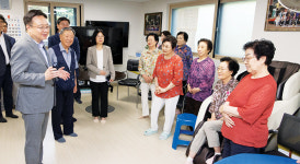 조규홍 복지부 장관, 경로당 등 현장 점검