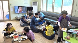 대한노인회 강원 인제군지회, 서화1리경로당회원 방송 촬영 진행