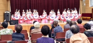 대한노인회 대전 유성구지회, 정원유치원 학생들이 특별한 위문공연 펼쳐