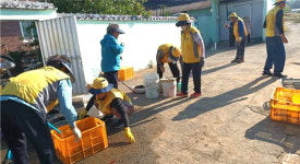 대한노인회 경북 경주시지회 소속 후곡봉사단, 경로당 김장 준비를 위한 고추 수확
